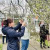 13 квітня в межах проведення “Благодійної Великодньої акції-2023” відбулося традиційне прикрашання писанками дерева до Великодня.